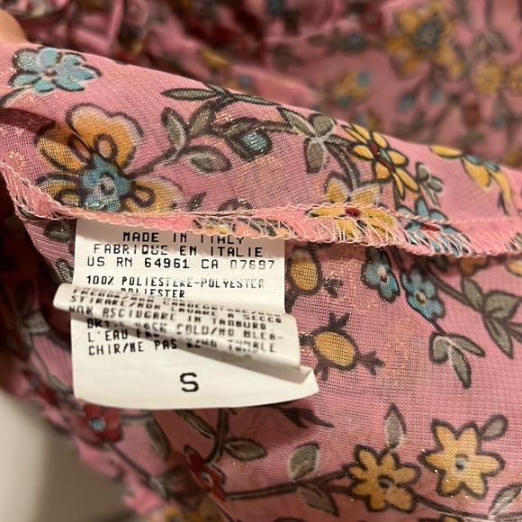 Sisley Floral Front tie Cami Blouse - Picture 4 of 5